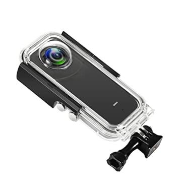 Imagem de Caixa Impermeável da Câmera Panorâmica X3, Caso de Mergulho Subaquático de 40m Com Transmitância de Luz de 98% para Mergulho, Surf, Caiaque