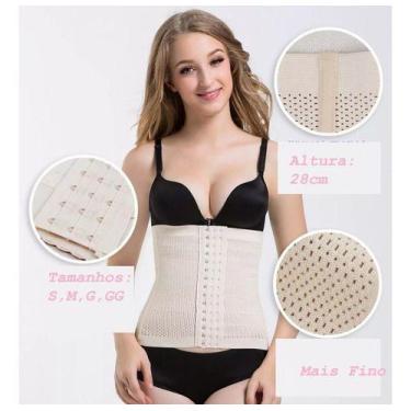 Imagem de Cinta Modeladora Abdominal Longa Alta 28,5cm De Altura - oem, gg/XXL,3
