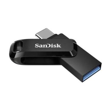 Imagem de Pendrive Sandisk Ultra Dual Drive 128GB / Tipo-C / USB 3.0 - Preto (SD