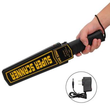 Imagem de Scanner Detector De Metal Portátil Manual Alta Sensibilidade - GENZO