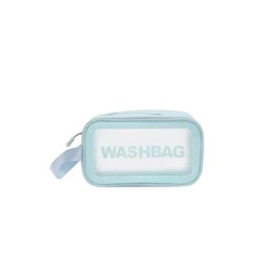 Imagem de Necessaire Bolsa Viagem Mão Maquiagem Cosméticos WashBag impermeável M