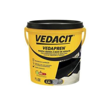 Imagem de Vedapren Laje Vedacit Preto 3.6lt