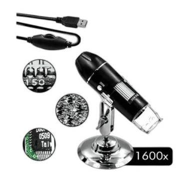 Imagem de  Microscópio Profissional Digital Usb 1600X - BC BORA COLEGA SHOP