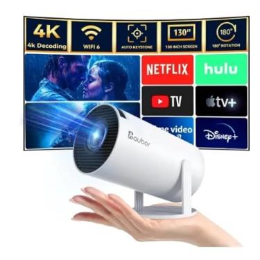 Imagem de Projetor HY300 Original – Portátil e Smart, com Android 11, suporte 4K Ultra HD, conectividade HDMI, Wi-Fi e Bluetooth, além de alto-falante embutido. Qualidade de imagem incrível !
