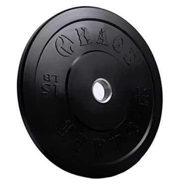 Imagem de RAGE Fitness Placa de para-choque olímpica (vendida individualmente – 4,5 kg, 6,8 kg, 11,3 kg, 15,9 kg, 20,4 kg), treinamento de força, prensa de banco, agachamentos, levantamento de peso