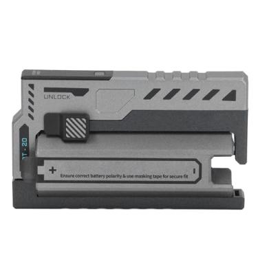 Imagem de Carregador de Bateria Portátil, Carregador de Bateria de Lítio Substituível 2 Em 1, Estojo de Carregamento de Energia, Banco de Energia Móvel para Bateria de Lítio 20700 Com Cabo