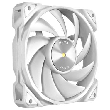 Imagem de Antec Ventoinhas PWM para PC, ventilador branco de 120 mm, ventilador de alto desempenho premium, ventilador de capa PWM, controle de velocidade trifásico, 3200 RPM, material LCP de nível industrial,