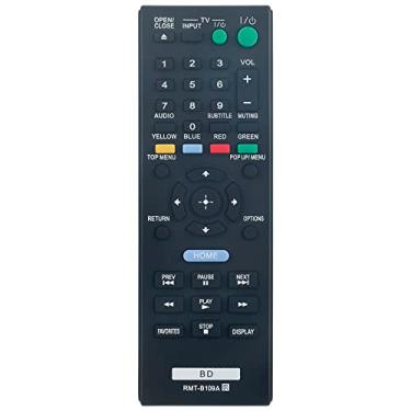 Imagem de Allimity Controle remoto de substituição RMT-B109A RMTB109A compatível com Sony Blu-ray Disc DVD Player BDP-S580 BDP-S280 BDP-S480 BDP-S380 BDP-BX38 BDPS580 BDPS280 BDPS480 BDPS380 BDPBX38