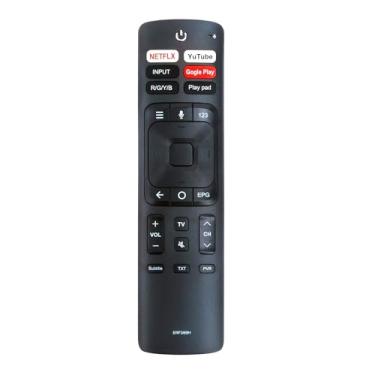 Imagem de Allimity ERF3I69H Controle remoto substituído por voz adequado para Smart TV Android Hisense 43A56EGA 50A56EGA 65A56EGA 55A56EGA 75U9KFAAT 65A56EXAT 65U7GAAT 65A52EXAT 70A56EGA HA75U9F6UWTG 75 U9GAAT