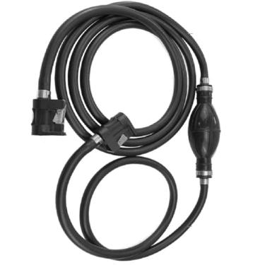 Imagem de Conjunto de linha de combustível de 8 mm de 5/16", linha de mangueira de combustível de 3 m, adequada para motor de barco de popa de Yamaha, conjunto de mangueira de combustível e gás, borracha