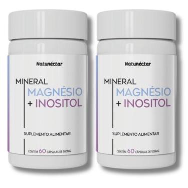 Imagem de Kit Combo 02X Magnésio Quelato com Inositol 120 Cápsulas Suplemento Pr