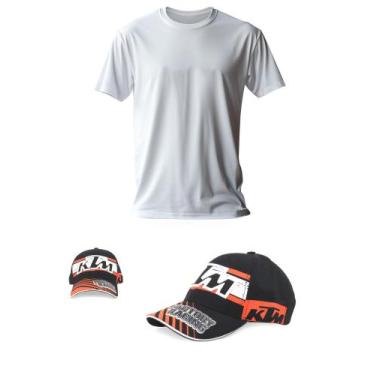 Imagem de KIT Camiseta Masculina + BONE MOTO GP -100% Algodão 30.1-LANÇAMENTO - 