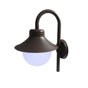 Imagem de Arandela Colonial São Paulo Antigo 228 Globo de Polietileno Marrom - I