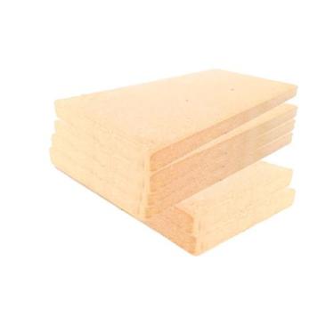 Imagem de 30 Tijolo Refratário 23x11,4x2cm Plaqueta Churrasqueira - PRE MOLDADO 