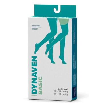 Imagem de Meia Sigvaris 3/4 Dynaven Basic 973  30-40 mmHg Bege, M3