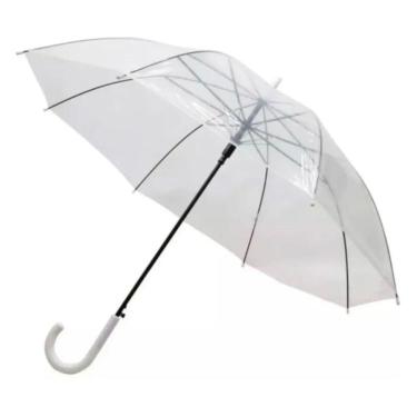 Imagem de Guarda Chuva Transparente Lindo E Resistente 8 Varetas