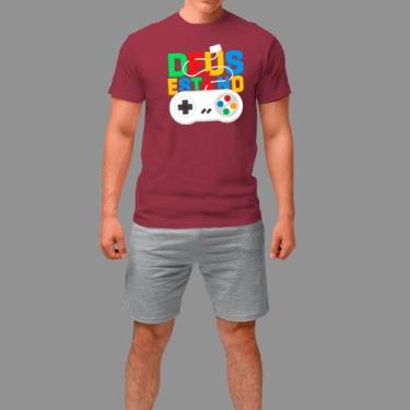 Imagem de Camisetas Básica Casual Moda Religiosa Manga Curta Gola Redonda - Rodl