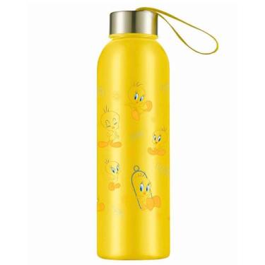 Imagem de Garrafinha de Água Squeeze Tampa Inox e Alça 800ml Personagens - Bande