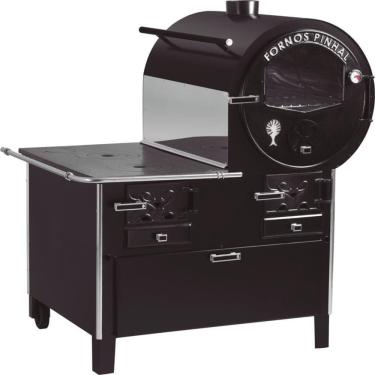 Imagem de Forno Acoplado Prime Preto Com Caixa Chapa F.f. Na Esq