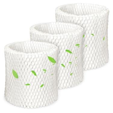 Imagem de Substituição de filtro de umidificador de cabeceira compatível com dossel de cabeceira e berçário, polpa de madeira e filtros de colmeia de papel, pacote com 3