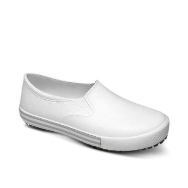 Imagem de Tênis Soft Works Antiderrapante Enfermagem Cozinha Hospital Epi, Branc