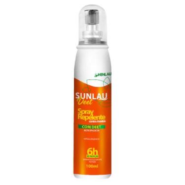 Imagem de Kit Repelente 6 Unidades Spray Anti-Inseto Sunlau Deet 100ml - Henlau