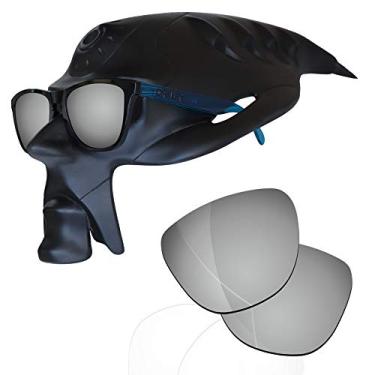 Imagem de RockShell Lentes polarizadas de substituição para óculos de sol Oakley Frogskins OO9013/LX OO2043/Mix OO9428/AF OO9245 - GT Silver