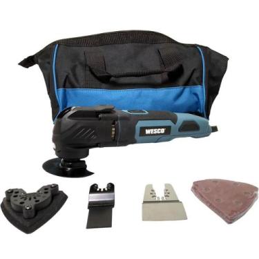 Imagem de Multiferramenta Oscilante Wesco WS5123 Sonictool + 15 Peças