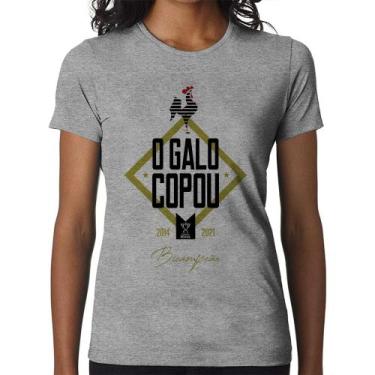 Imagem de Baby Look O Galo Copou! - Foca na Moda, Cinza, M