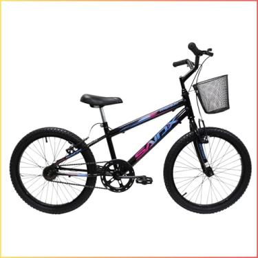 Imagem de Bicicleta Aro 20 Infantil Saidx Premium Bike Freios V Brake Aro em Alumínio Feminina e Masculina (Preto/Azul/Rosa)