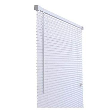 Imagem de Atlas - Persiana Horizontal de PVC e Lâmina de 25mm, Tamanho 120 x 160 cm, Cor Branca