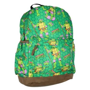 Imagem de Mochila TMNT Nickelodeon Teenage Mutant Ninja Turtles Mayhem Character Kids School Bookbag, Roxa, One Size