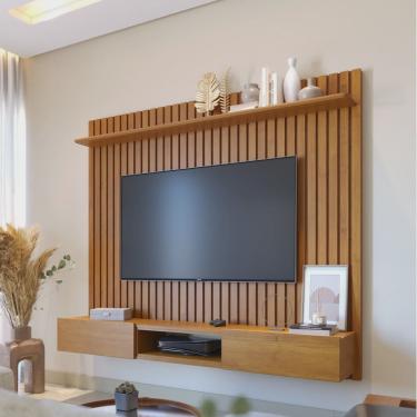 Imagem de Painel para TV até 75 Polegadas Ripado Loft 2,2m Imcal