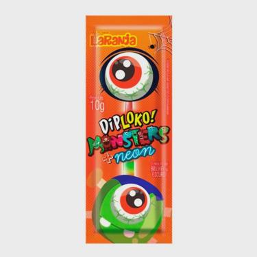 Imagem de Pirulito Dip Loko Neon Monsters Sabores Sortidos 10g