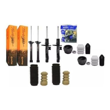 Imagem de Kit 4 Amortecedor Gol Voyage G5 G6 G7 Dianteiro E Traseiro Cofap + Kit Coxim Batente Original Axios GP32986/GB48167/044.1487/044.1482