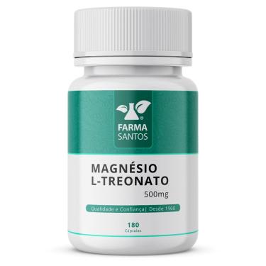 Imagem de Magnésio L-treonato 500mg 180 Cápsula
