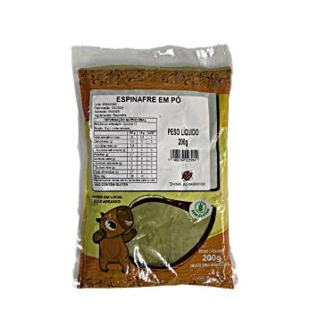 Imagem de Espinafre em Pó Tainá Alimentos 200g