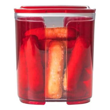 Imagem de Tupperware Pote Visual Policarbonato 1,5 L, Vermelho