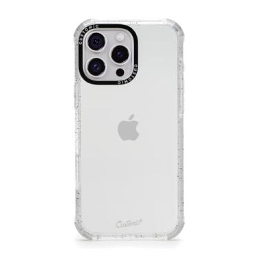 Imagem de Customic Capinha Case Capa para Celular iPhone 16 Pro Max (6.9"), Impactor Space Anti Impacto Proteção Militar 4 metros contra quedas, Antiamarelamento, Transparente e Branco