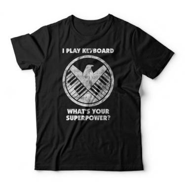 Imagem de Camiseta Agents Of Keyboard Studio Geek, 2G, Preto