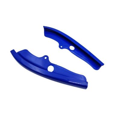 Imagem de 2 peças de protetor labial para para-choque dianteiro adequado para Dodge Challenger Scat Pack 2015-2021, adequado para R/T GT 2019-2021 cor azul
