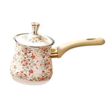 Imagem de Bothyi 500 ml de cafeteira turca com alça de madeira com manteiga à prova de ferrugem portátil portátil fácil de limpar a cafeteira de cafeteria de fogão