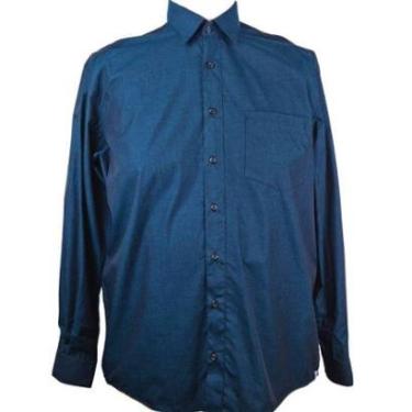 Imagem de Camisa Social Manga Longa Verde Escuro Zuza Plus Size-Masculino