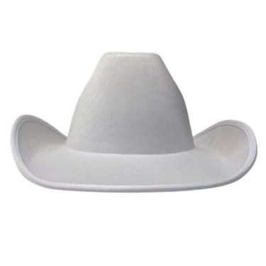 Imagem de Chapéu Country Cowboy Masculino e Feminino Vaqueiro Fantasia Festas (Varios Modelos)(BRANCO,numeric_2)