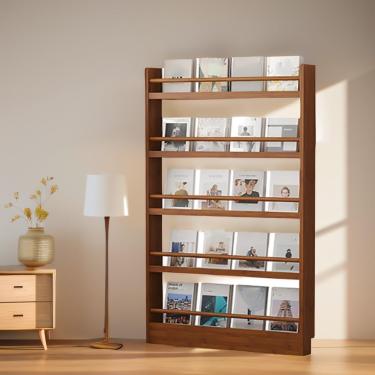 Imagem de Estante Atrás Da Porta Atrás Da Porta Organizador De Prateleira De Livros De Chão Para Livros, Estante De Armazenamento No Quarto, Sala De Estar, 155 * 60 * 10cm/61 * 23.6 * 3.9in