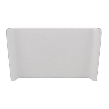 Imagem de Cabeceira Corea Casal Curva Orgânico Factor  Bouclê Suave Off White - 