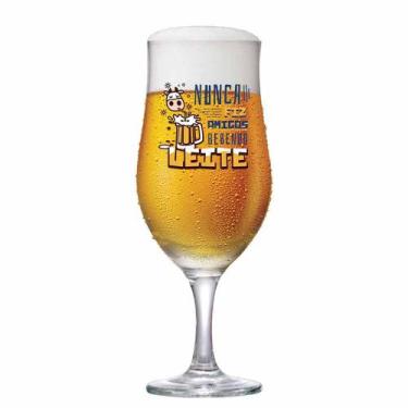Imagem de Taça de Vidro Berlin Nunca Fiz Amigos para Cerveja 330ml Ruvolo