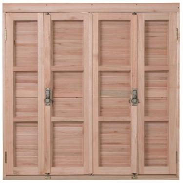 Imagem de Janela com Caixilhos Pantográficos Vidros Quadriculados Veneziana Pantográfica