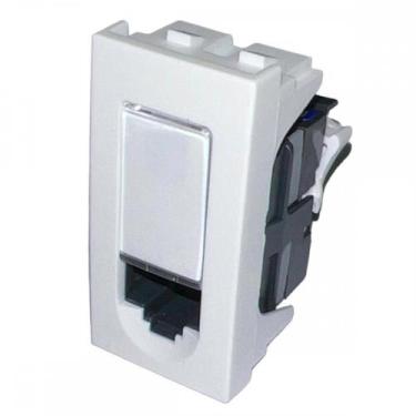 Imagem de Modulo Pial Plus Tomada Rj-45 Branco - 615045, Branco