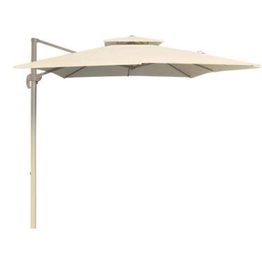 Imagem de Ombrelone Lateral Trancoso Tulum Fratini 300 cm (largura) sem Base em Alumínio Fendi Capa Poliéster